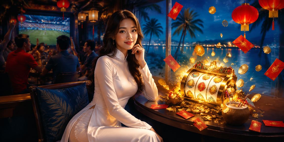 Người chơi slot game tại Hà Nội trong trang phục áo dài truyền thống